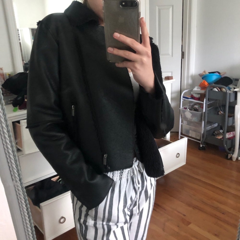 leather jacket